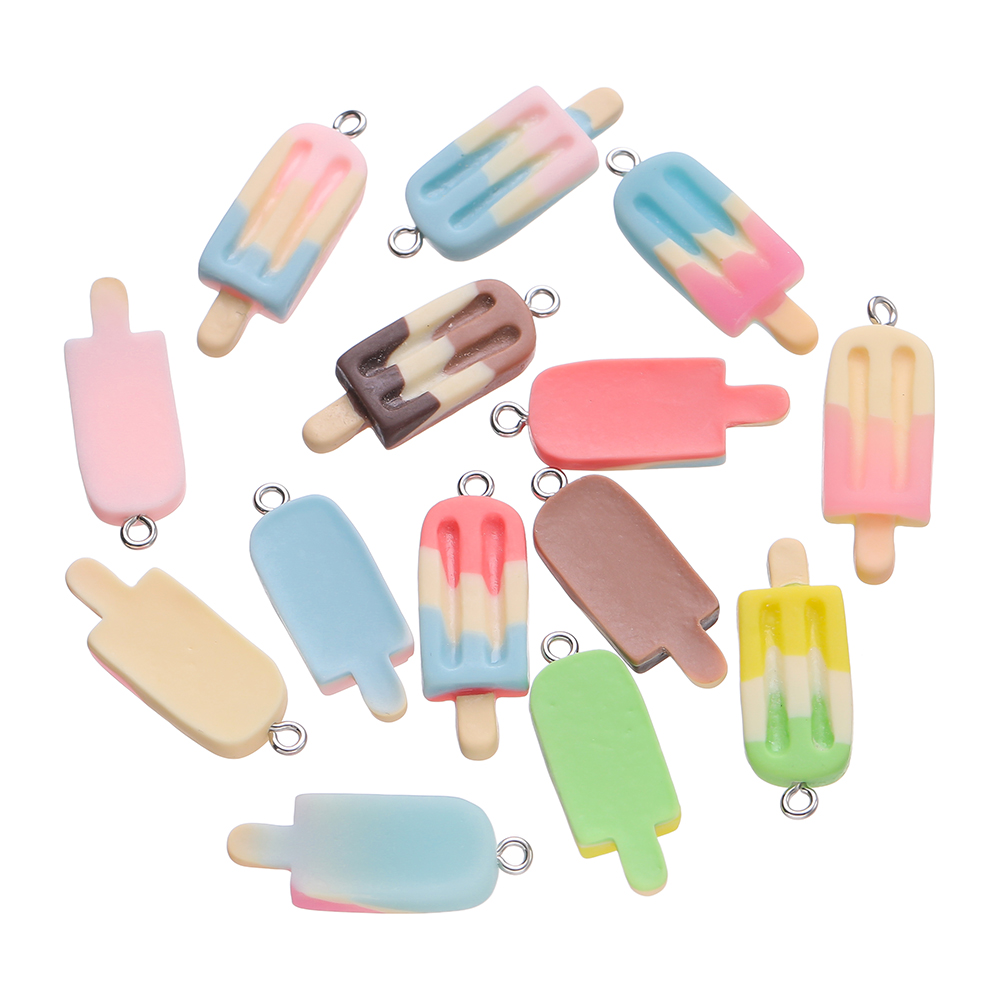 Resin Craft Projects - 10 pièces 12x32mm mignon coloré Popsicle