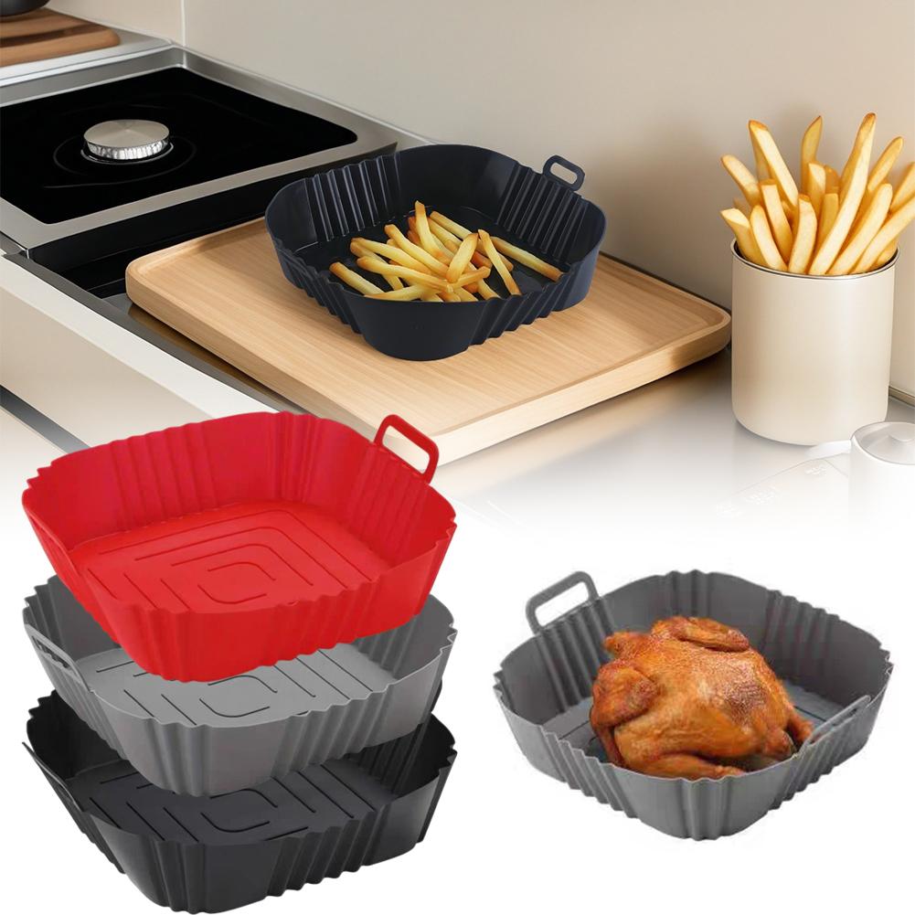 Silicone Mold Tray - Accessoires réutilisables pour friteuse à air