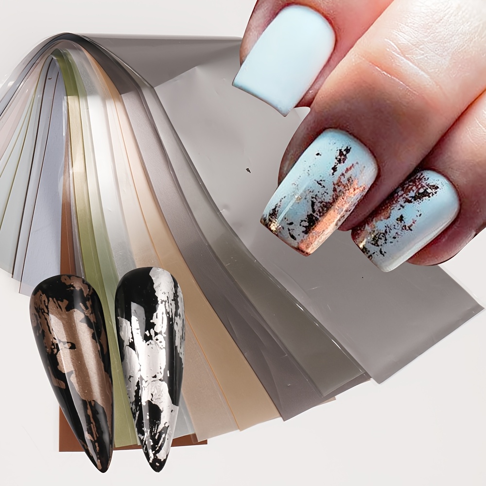 Gold Foil Flakes - 10 types de films de transfert