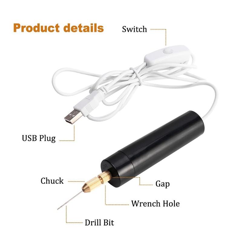 Mini perceuse rotative USB, en - Resin Craft Workshop avis et prix